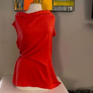 WORTHINGTON CANCUN CORAL SLEEVELESS BLOUSE SIZE LARGE